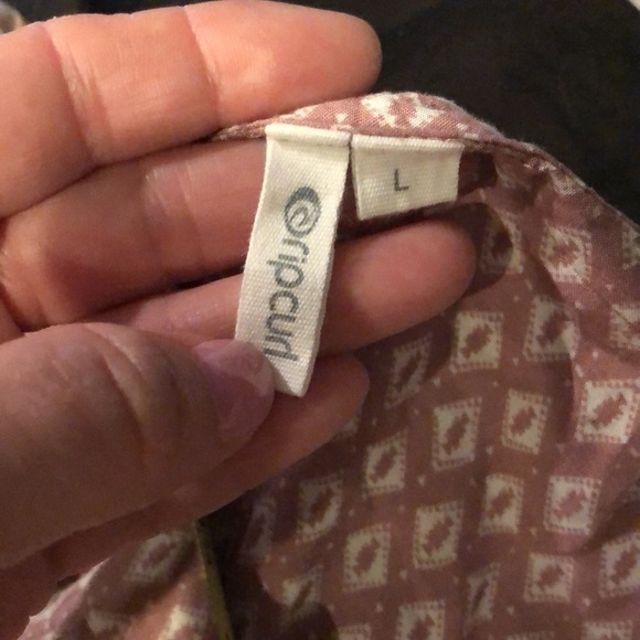 RIP Curl Indio Romper Size L Lightweight Vicose Pink Shorts Beach Summer Coverup - Picture 12 of 16